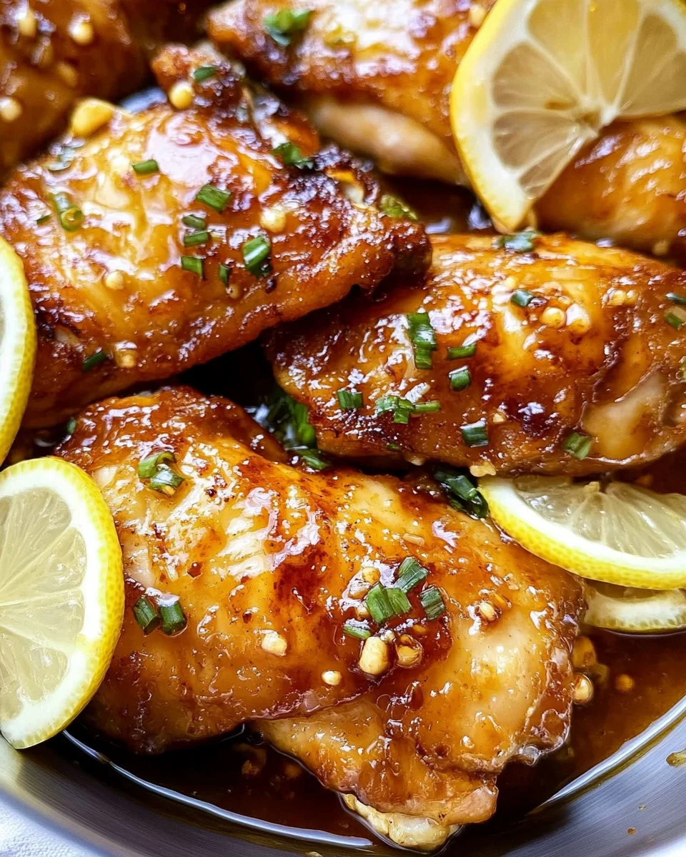 Honey-Rosemary Chicken Thighs with Lemon