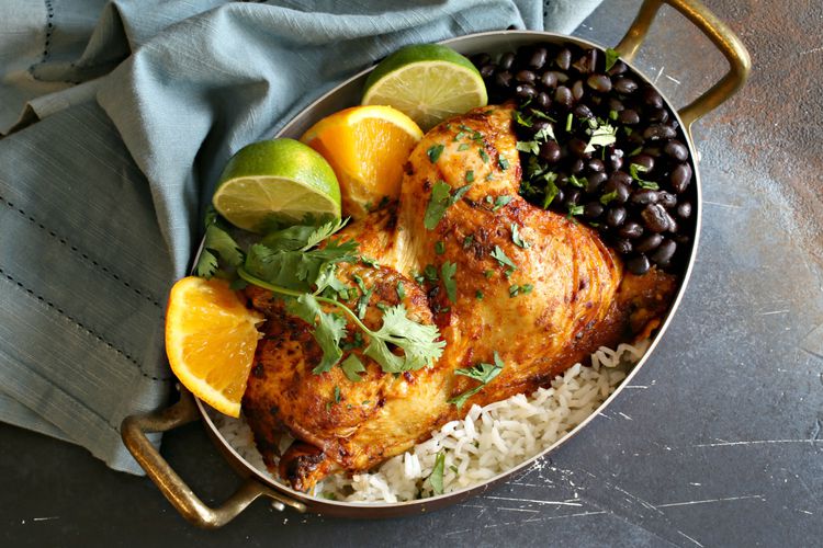 Cuban-Style Shredded Chicken with Mojo Sauce