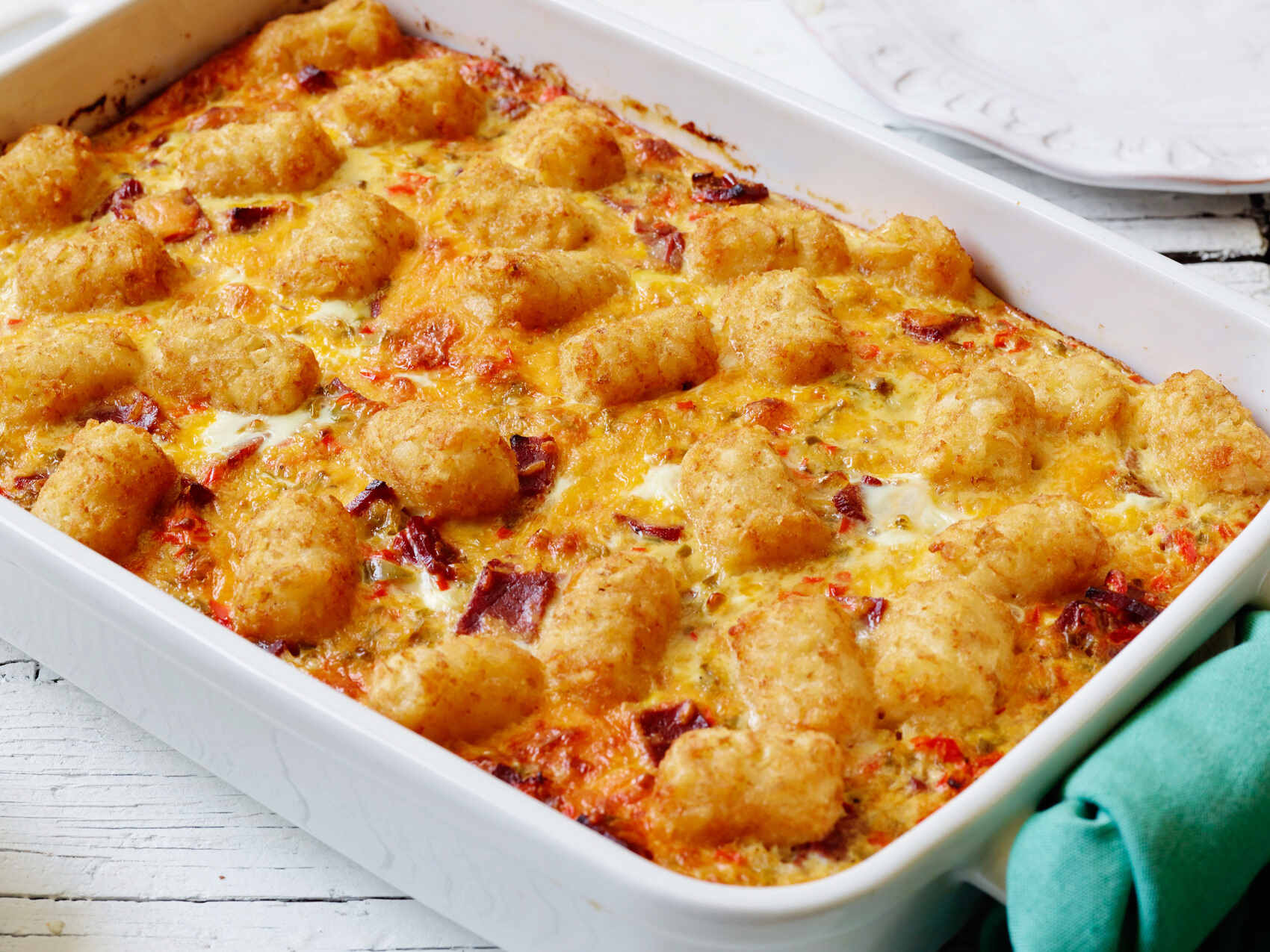 Baked Hash Brown and Cheddar Egg Casserole