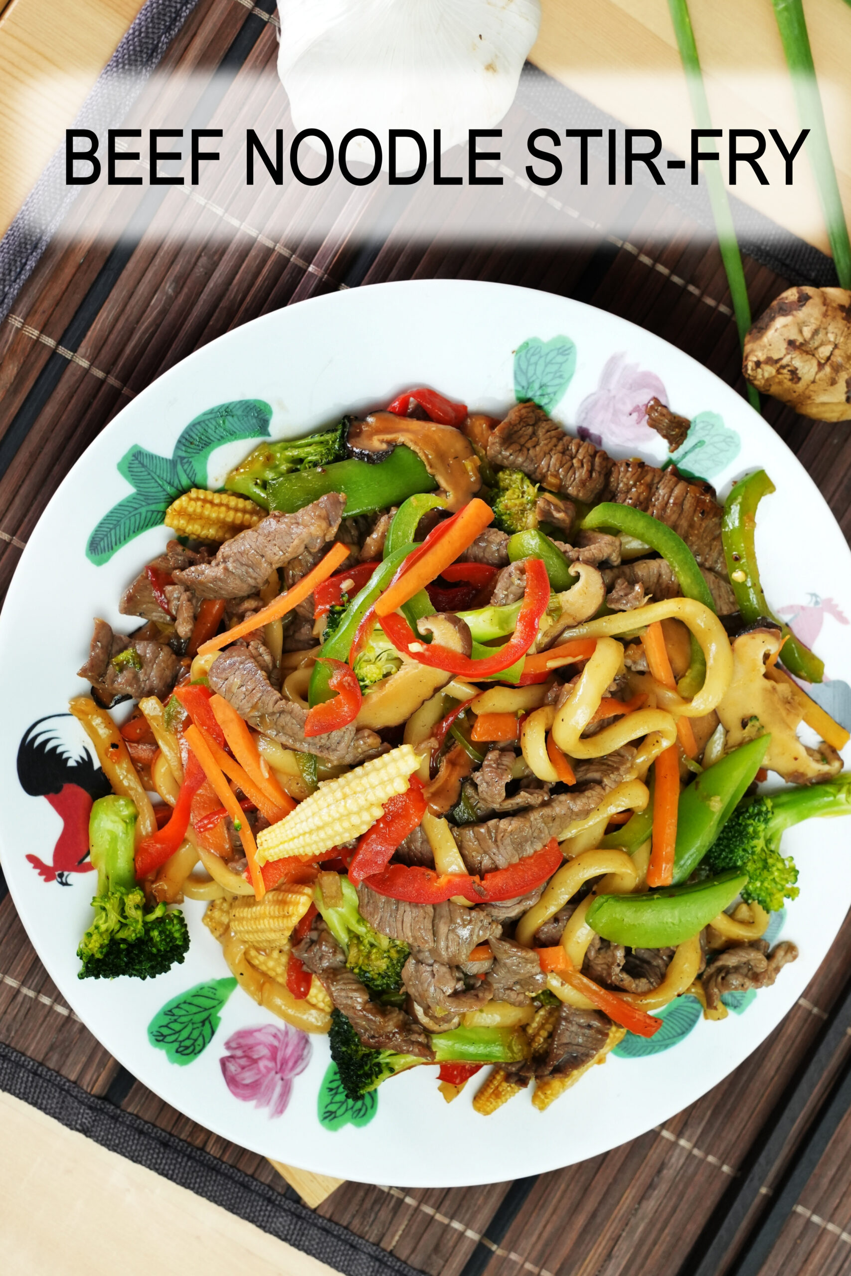Beef and Greens Noodle Stir-Fry
