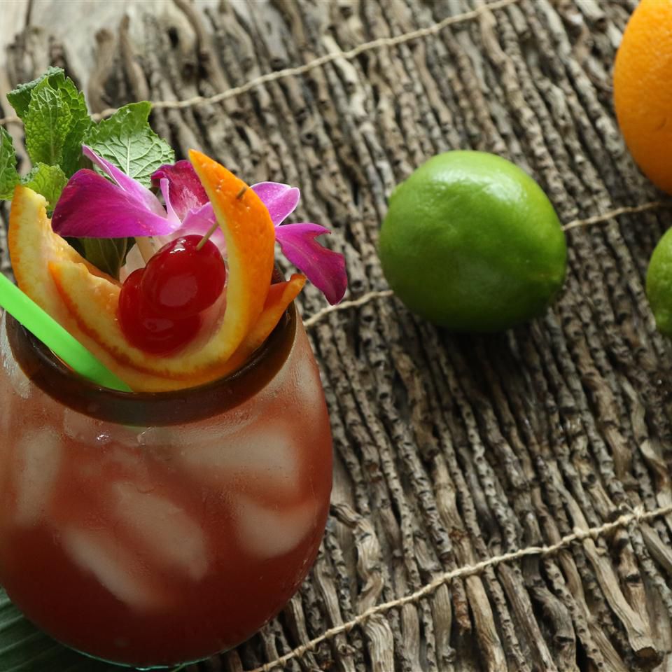 Spiced Rum Tiki Punch