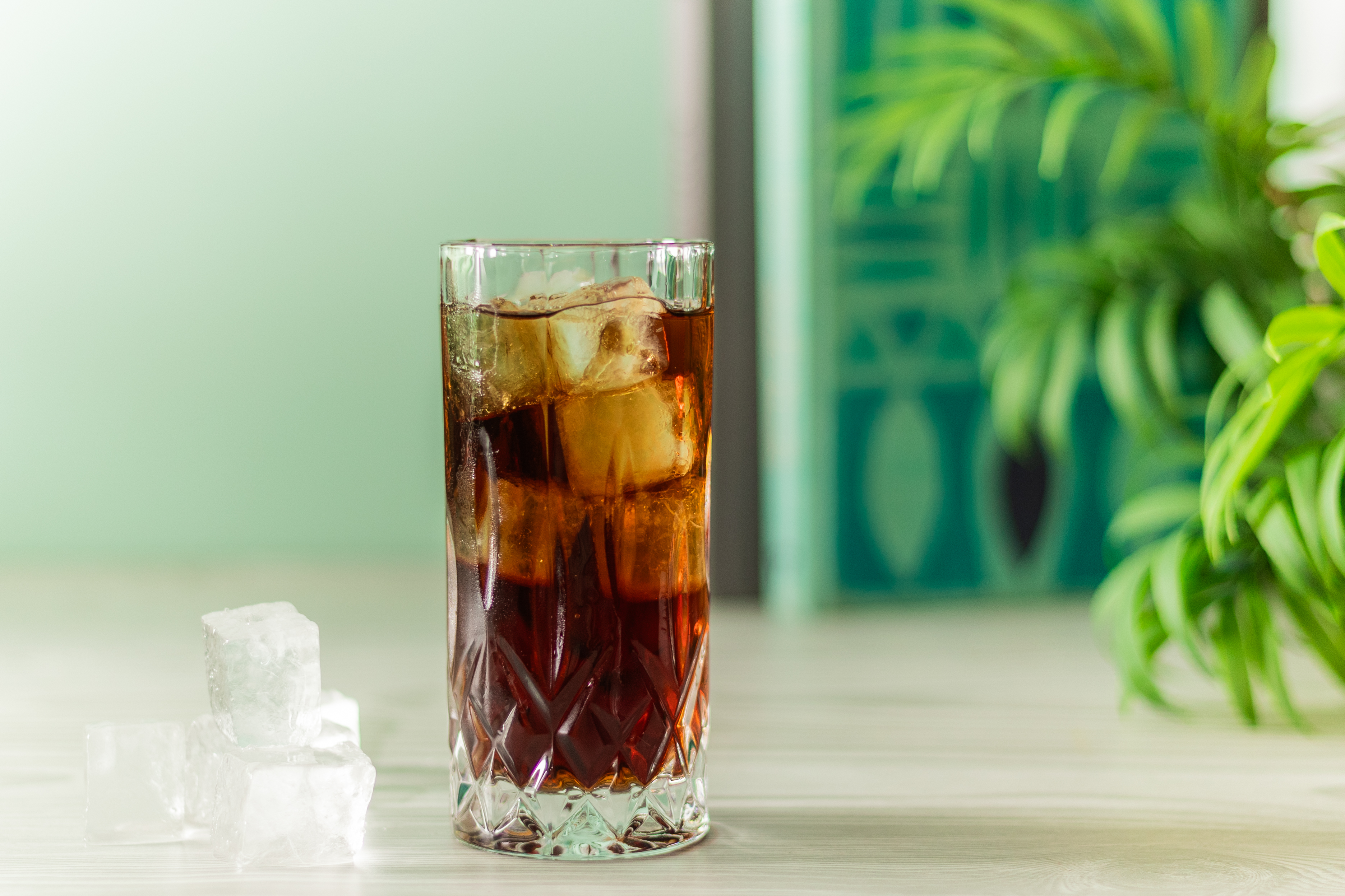Rum and Coke with Lime