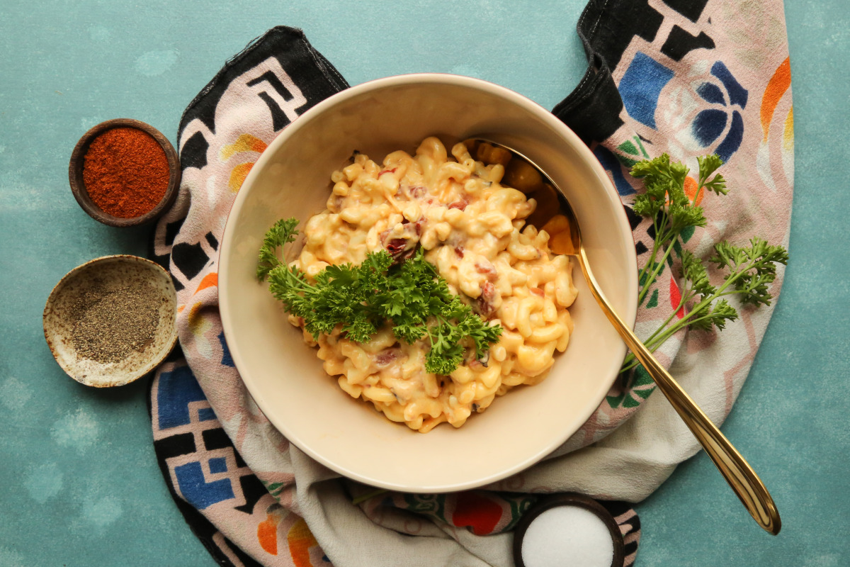 Carrot-Infused Macaroni Bake with Hidden Puree