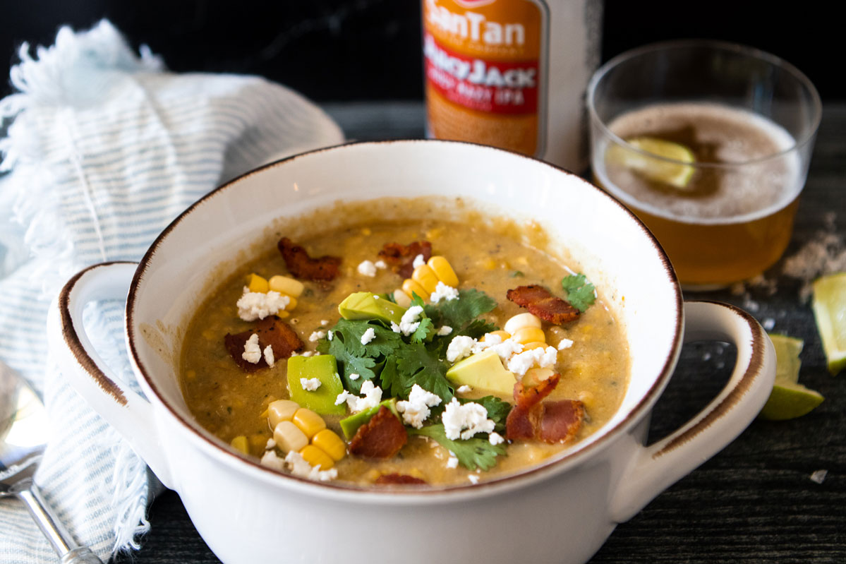 One-Pan Chipotle Corn and Black Bean Chowder