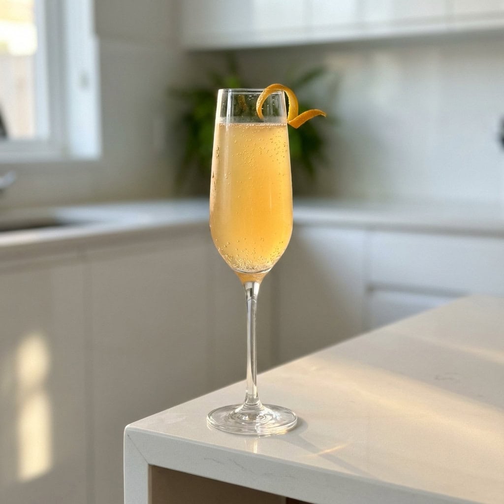 Brandy Orange Blossom Fizz