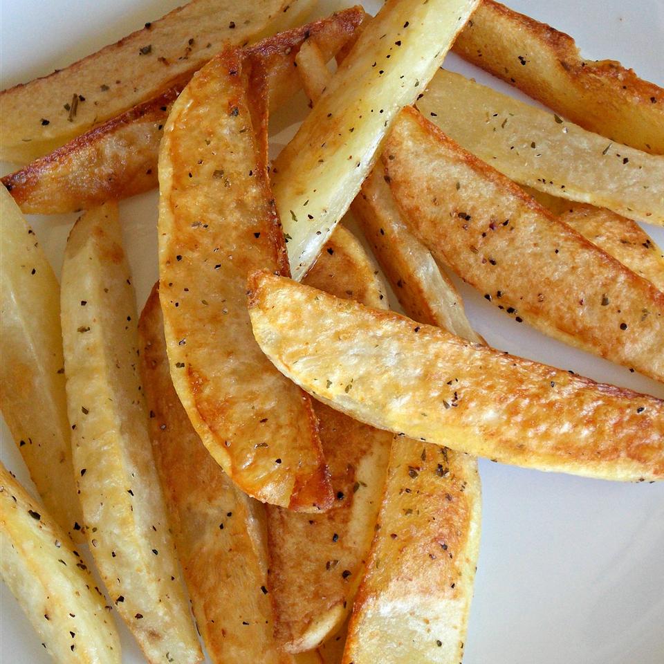 Oven-Baked Chicken Fries with Potato Chip Crust