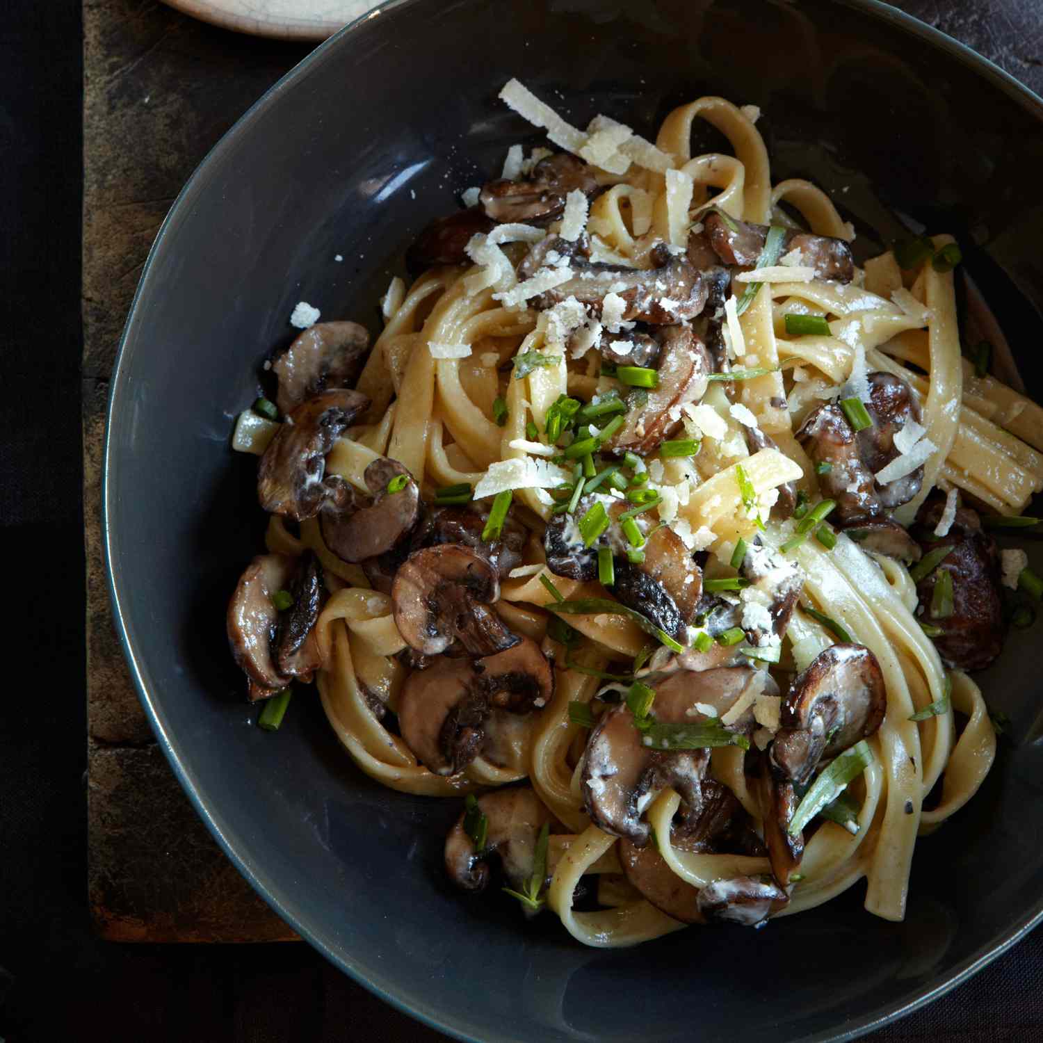 Tarragon-Parmesan Fettuccine with Lemon Zest