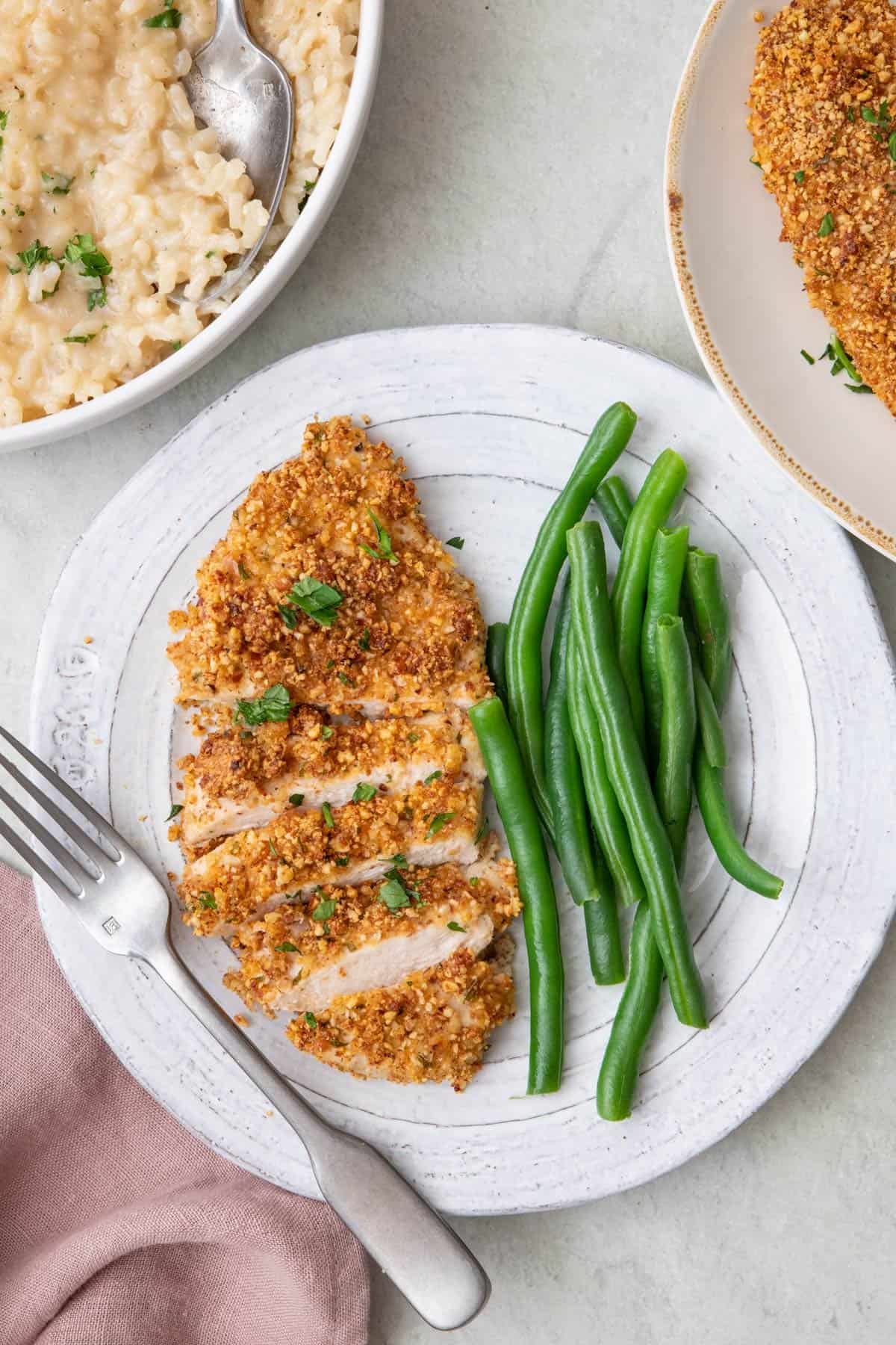 Pan-Seared Almond-Crusted Chicken Breast