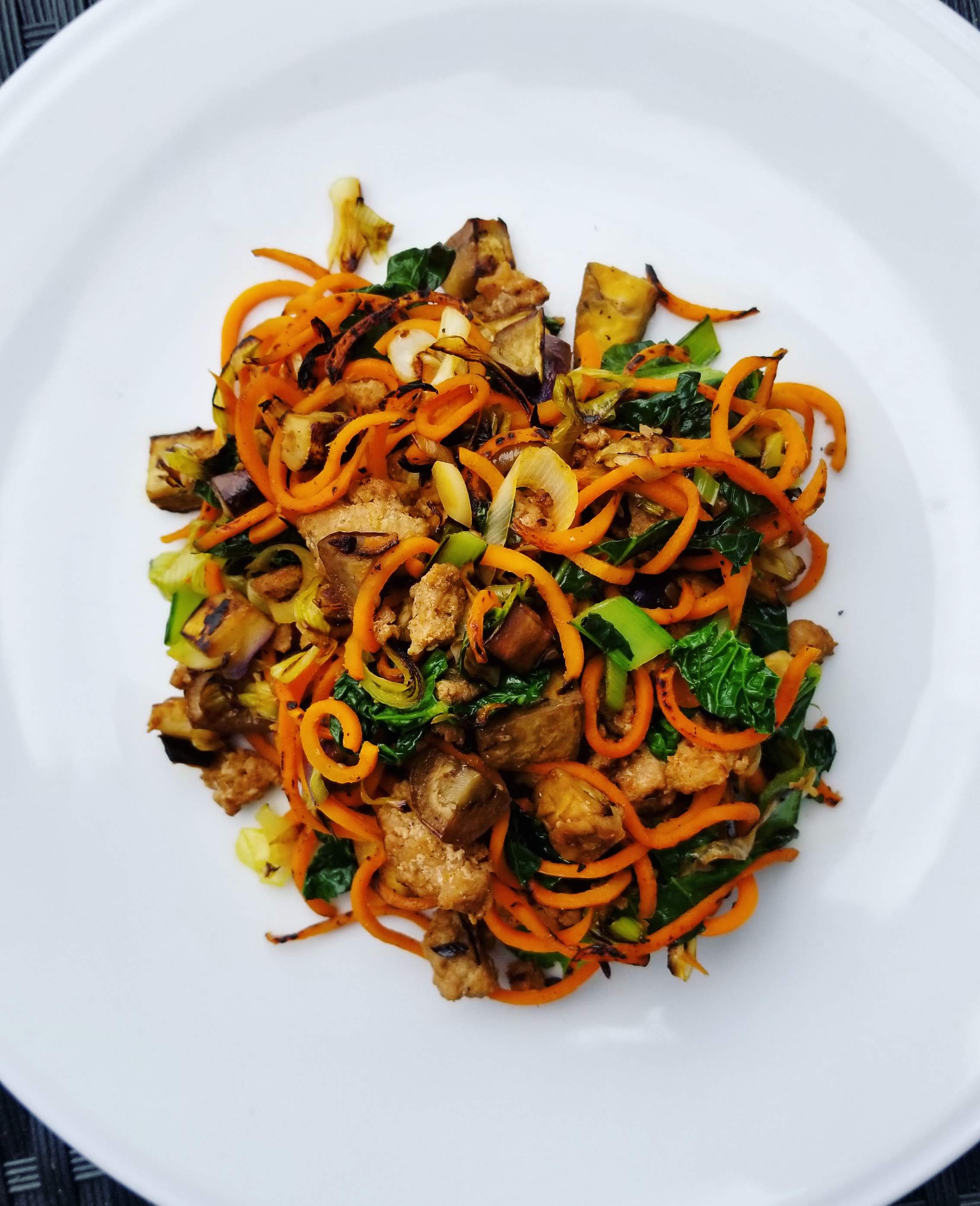 Smoky Paprika Rainbow Veggie Stir-Fry