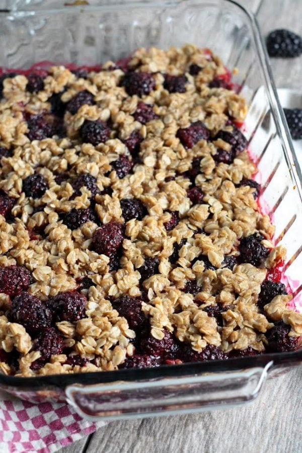 Blackberry and Lavender Crisp