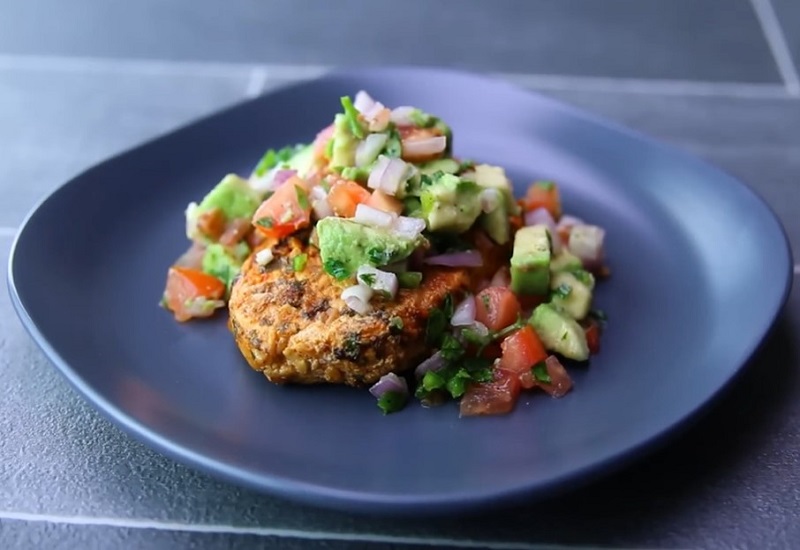 Sautéed Chicken Thighs with Avocado and Almonds