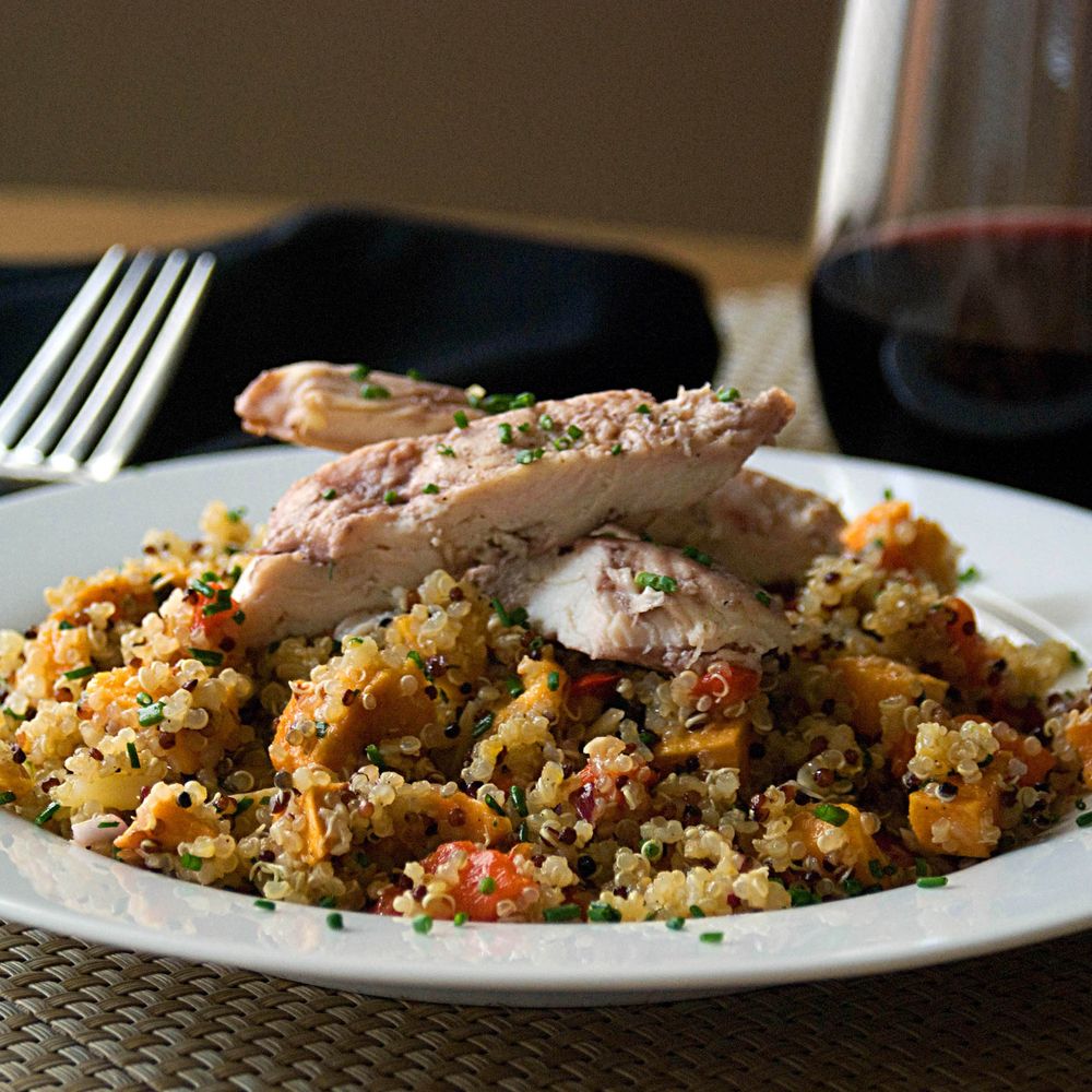 Woodbridge Herb-Roasted Chicken with Quinoa