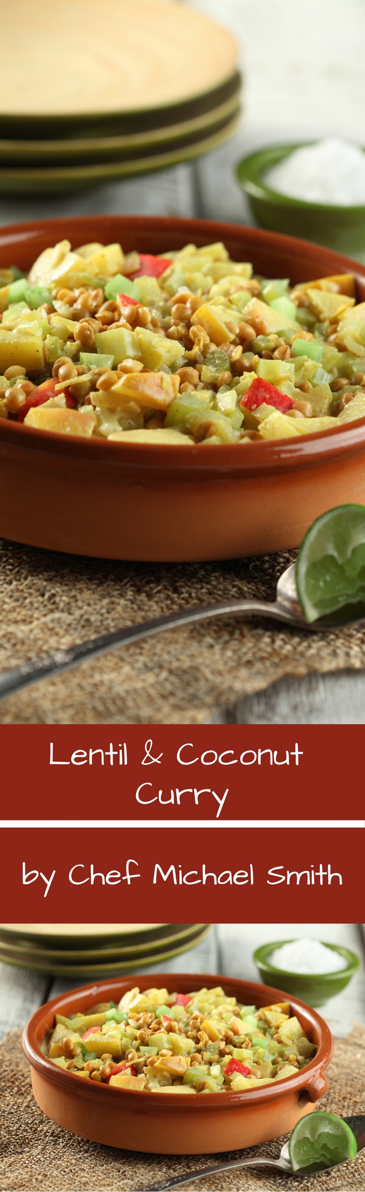 Coconut Milk Lentil Curry with Vegetables