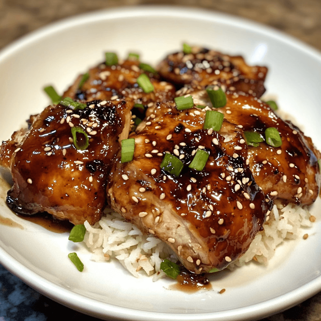 Soy-Glazed Chicken with Green Beans