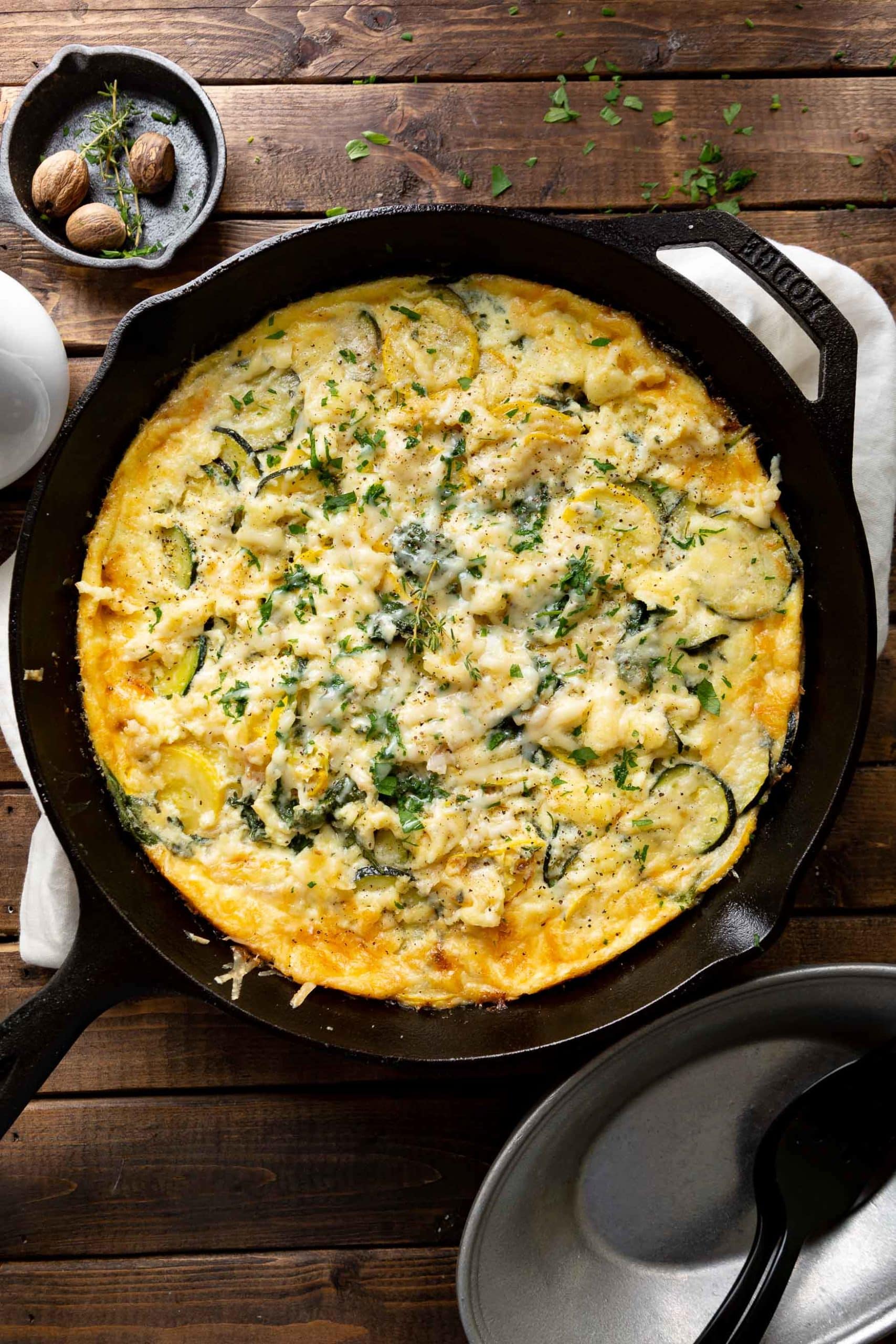 Baked Zucchini and Gruyere Gratin