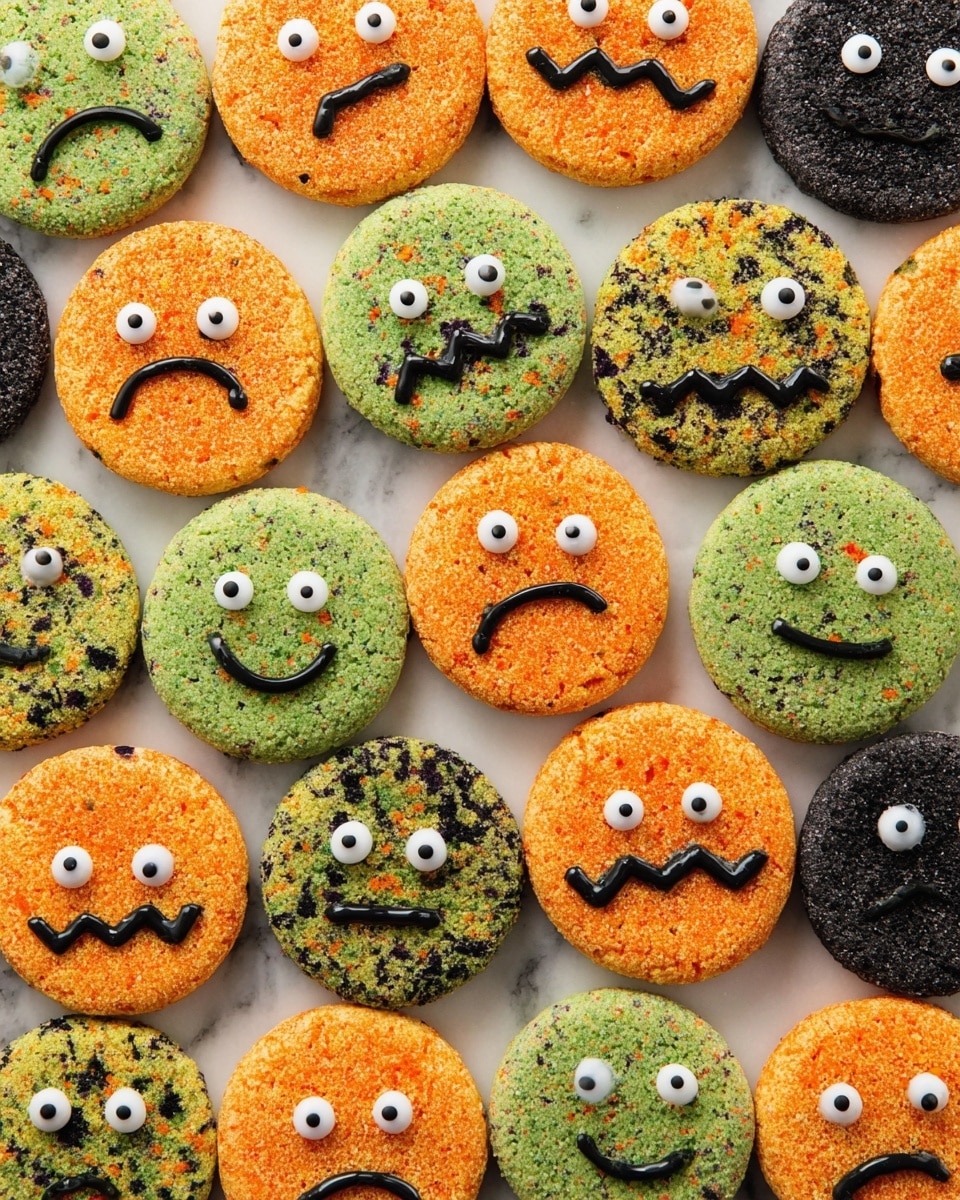 Monster Face Sugar Cookies