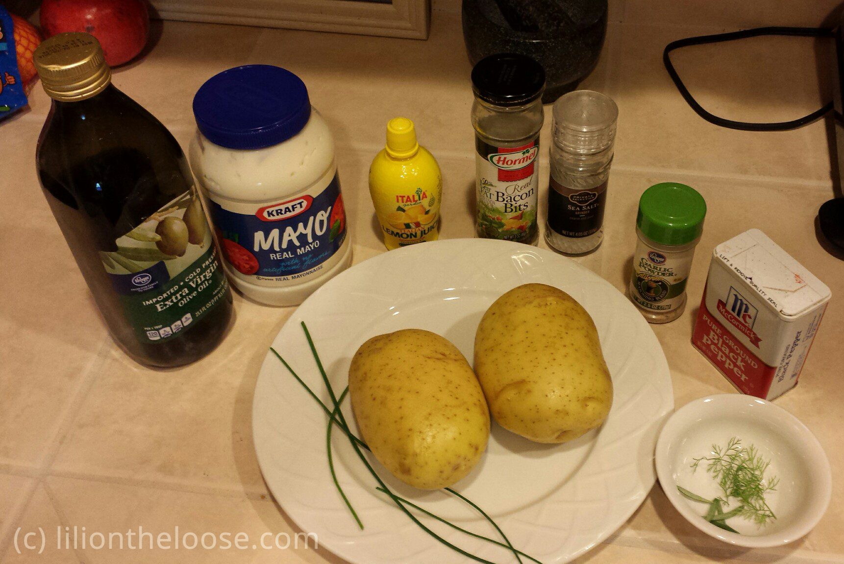 Lemon-Dill Smashed New Potatoes with Spring Greens