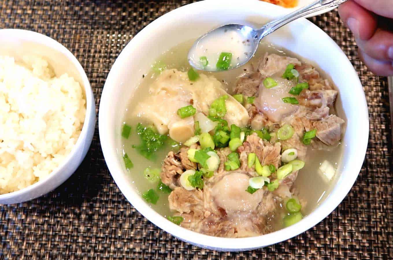 Korean Gochujang Oxtail Soup with Sweet Potato