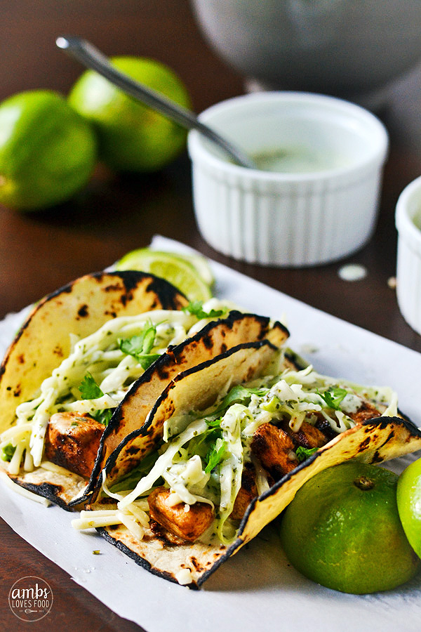 Temple Hills Spicy Tacos with Lime-Cilantro Slaw