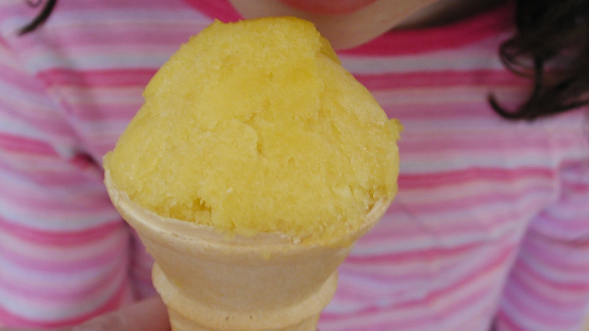 Chilled Mango-Lime Sorbet