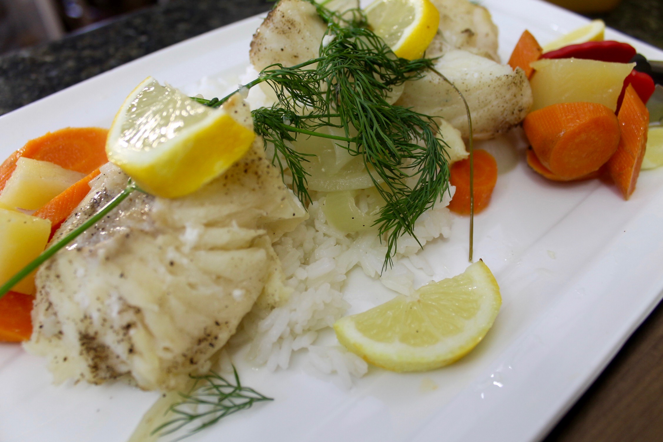 Low-Heat Baked Cod with Dill