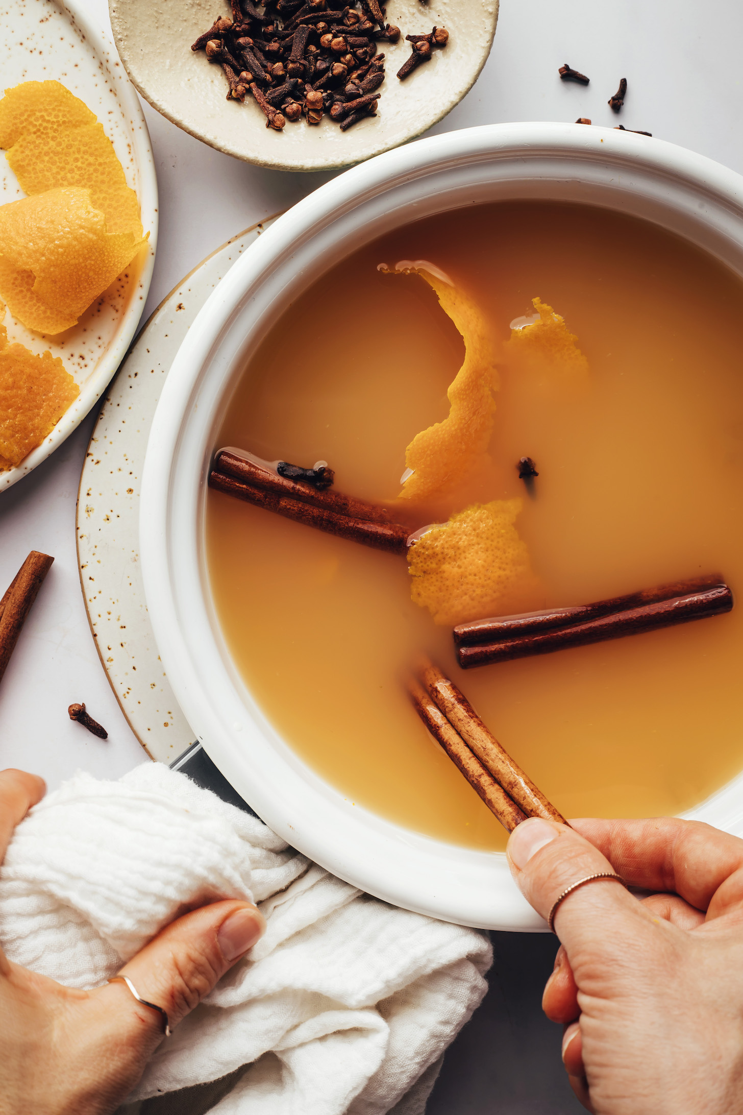 Half-Spiced Apple Cider Soup