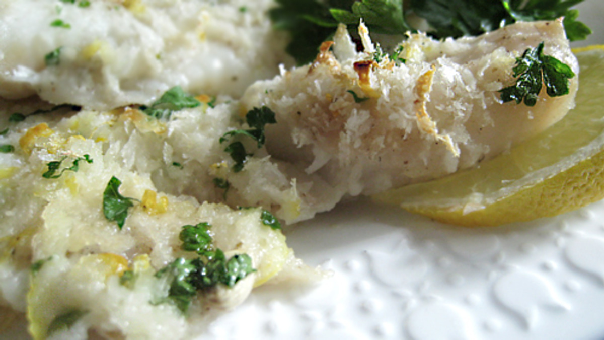 Lemon-Dill Cod with Herb Oil