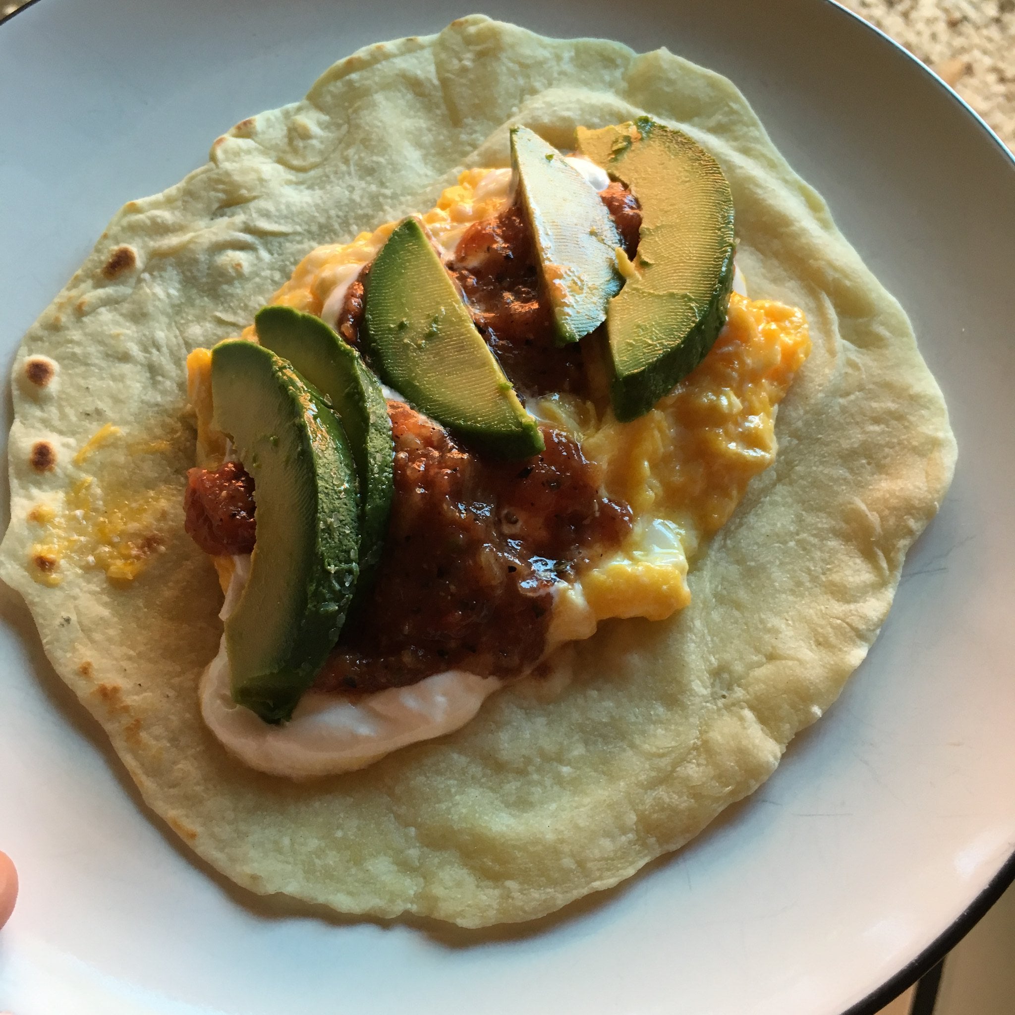 Savings Account Breakfast Tacos with Avocado