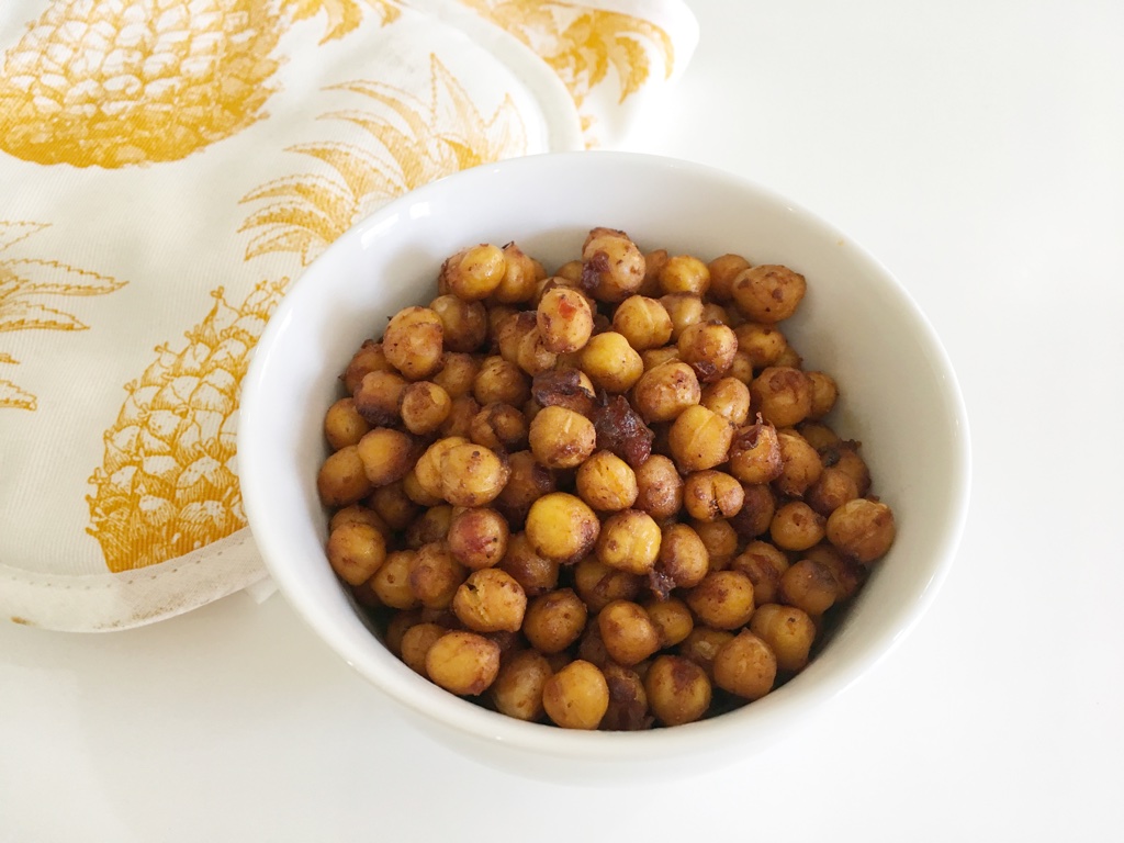 Harissa-Roasted Chickpeas with Citrus