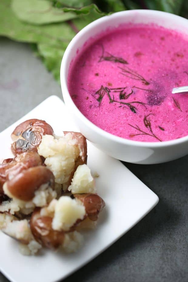 Slow-Simmered Beet and Potato Soup