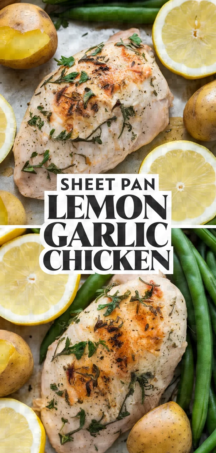 Sheet Pan Lemon-Garlic Chicken with Roasted Cherry Tomatoes