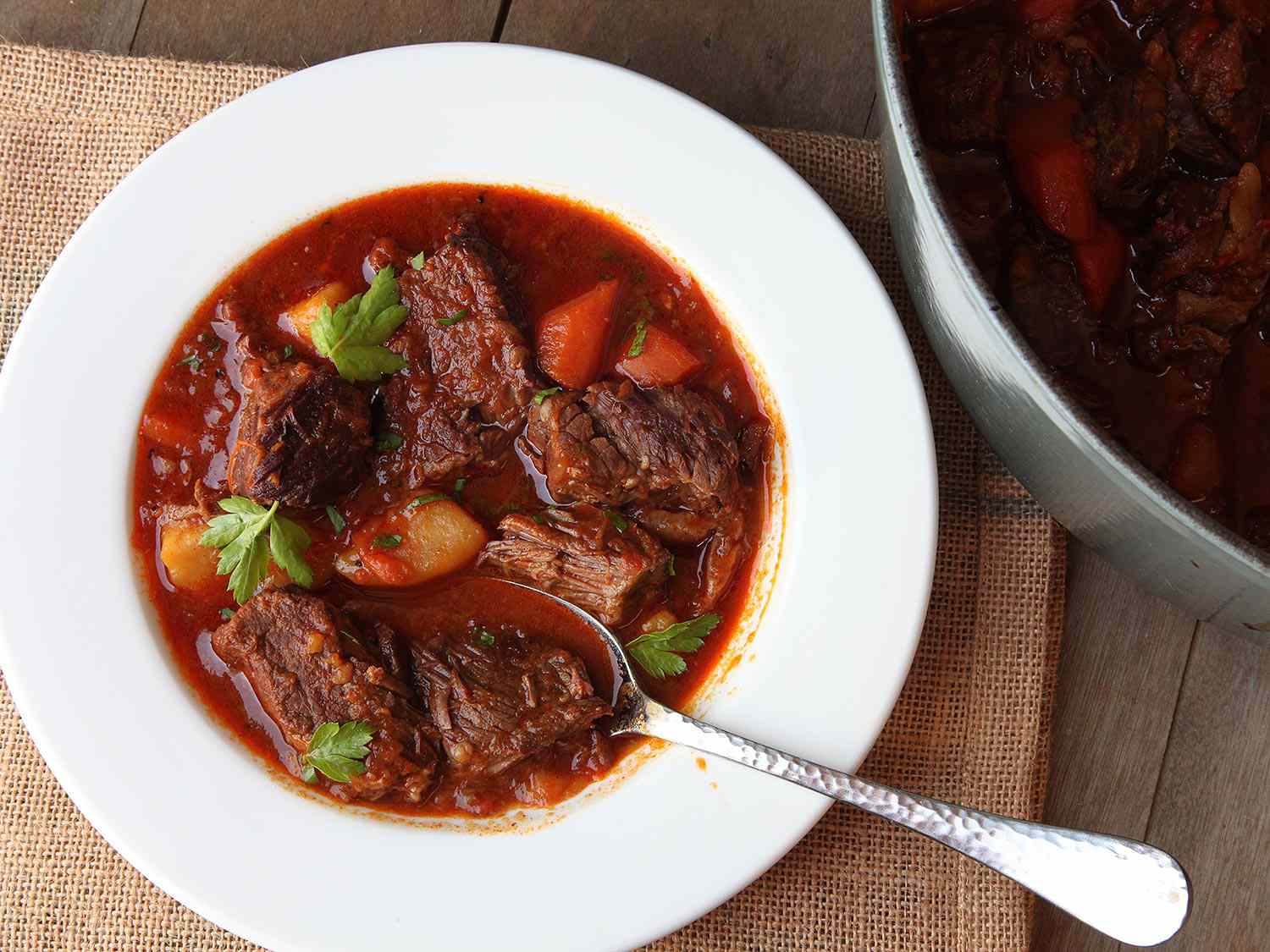 Paprika Beef Goulash with Root Vegetables