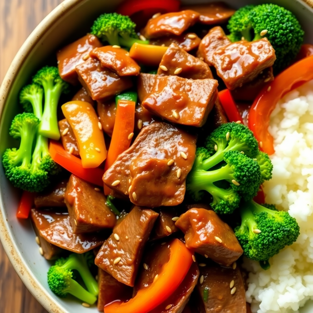 Garlic-Ginger Beef and Broccoli Stir-Fry