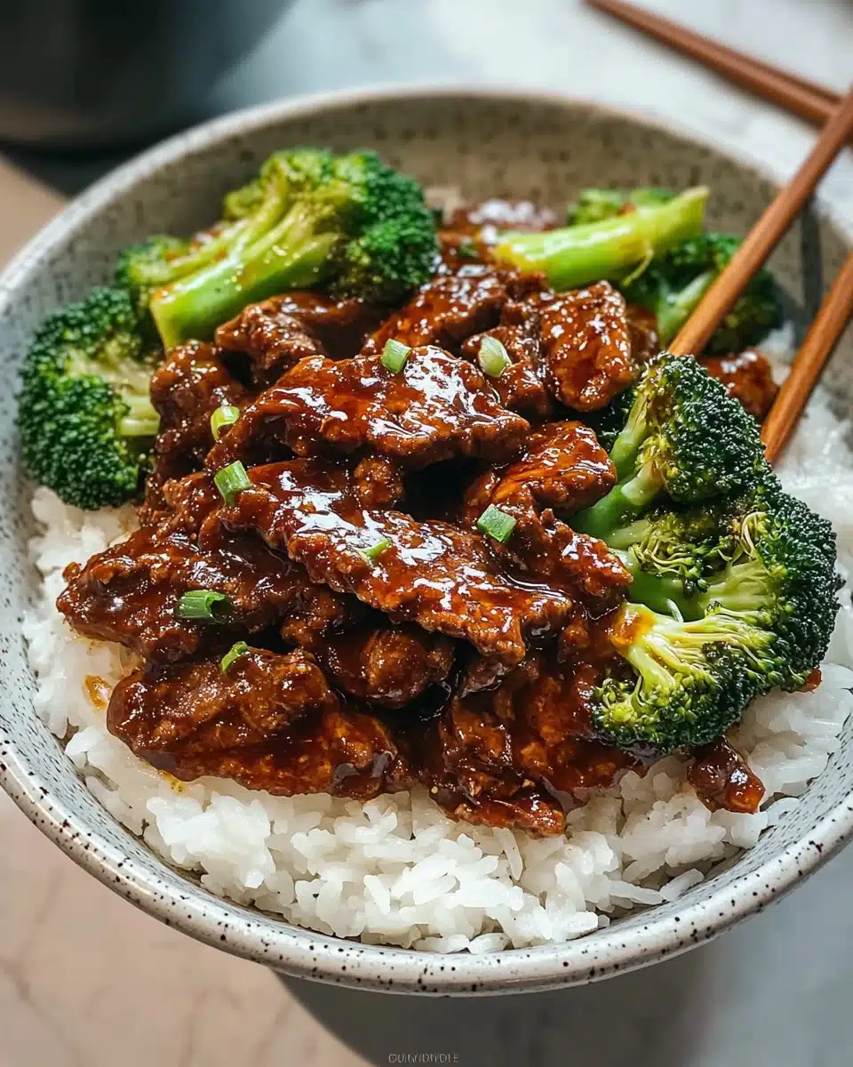 Savory Ginger-Soy Glazed Beef Stir-Fry with Broccoli