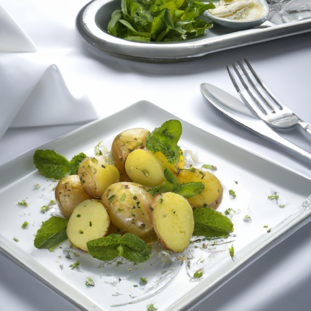 Hidden Chive Potato Salad with Dill Vinaigrette