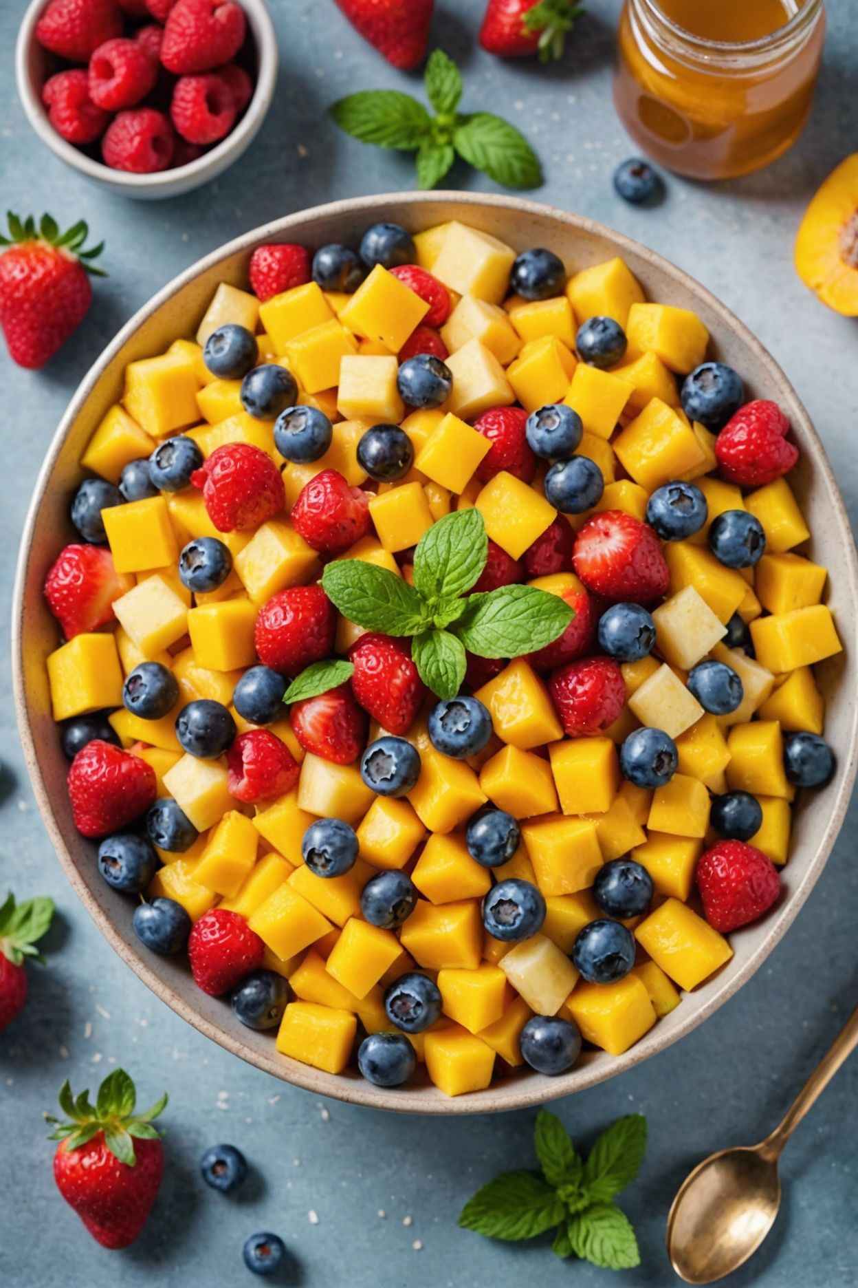 Soursop and Mango Fruit Salad