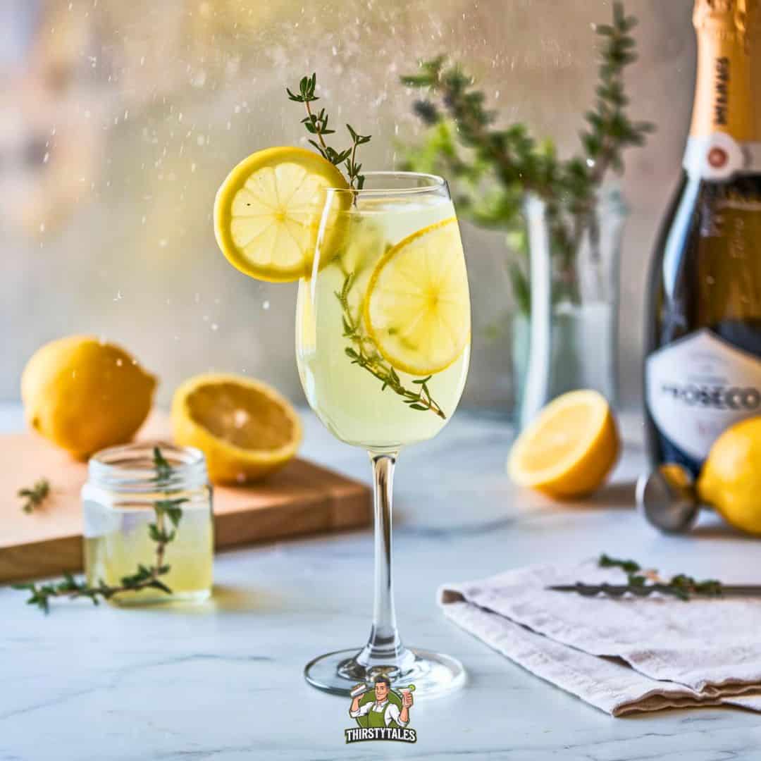 St-Germain Lemon Thyme Spritz