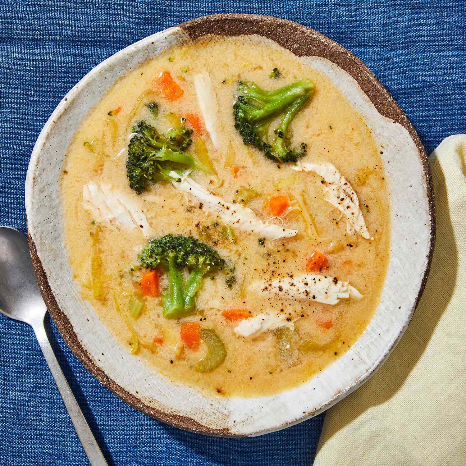 Slow-Simmered Chicken and Broccoli Soup
