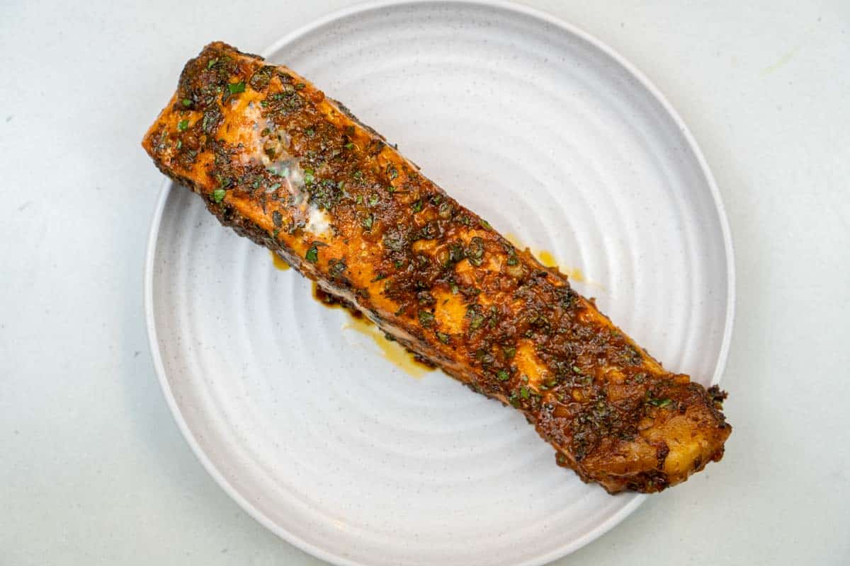 Saffron-Simmered Sea Bass with Preserved Lemons