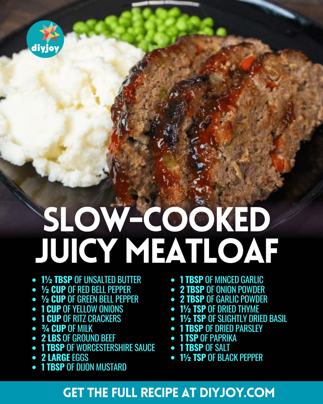 Slow Cooked Herb-Infused Meatloaf