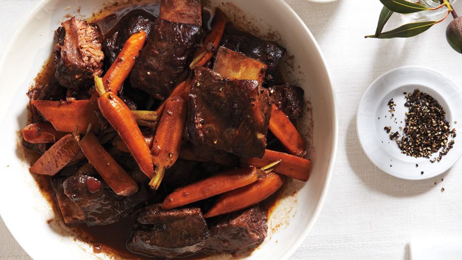 Star Anise-Braised Short Ribs with Carrots