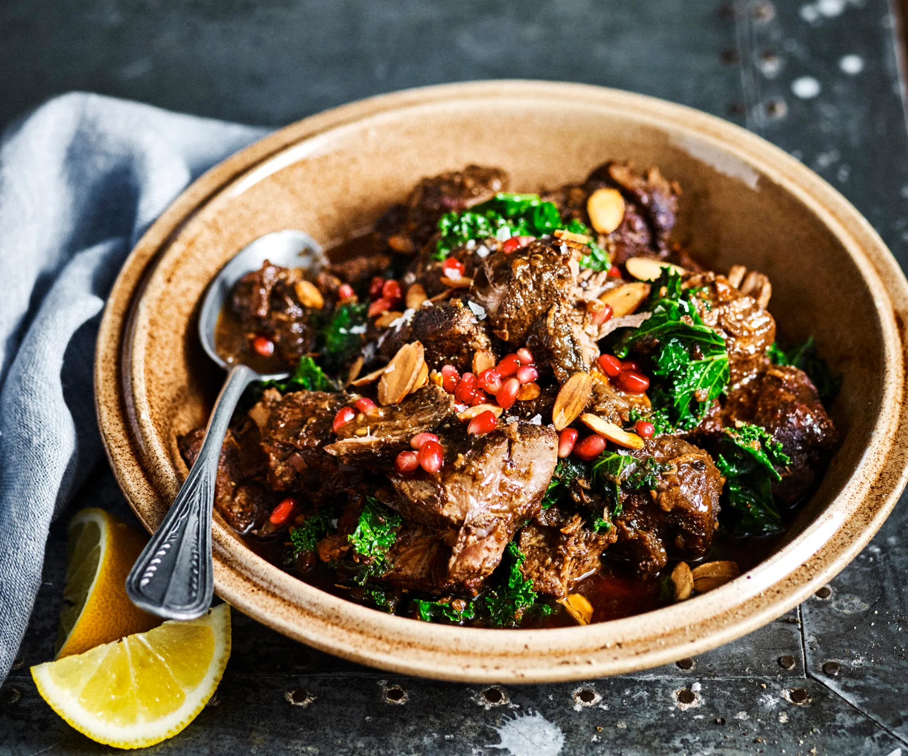 Slow-Simmered Lamb with Dates and Cumin