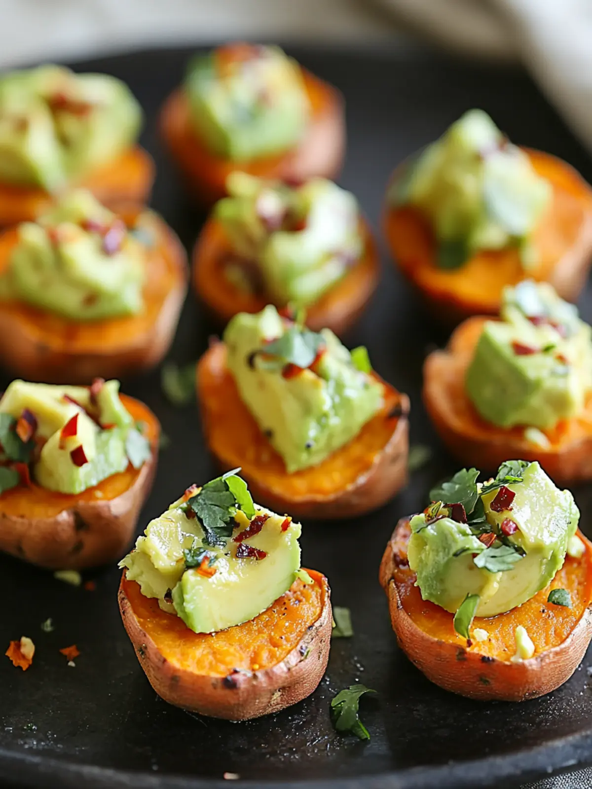 Dino-Shaped Sweet Potato Bites with Avocado Dip