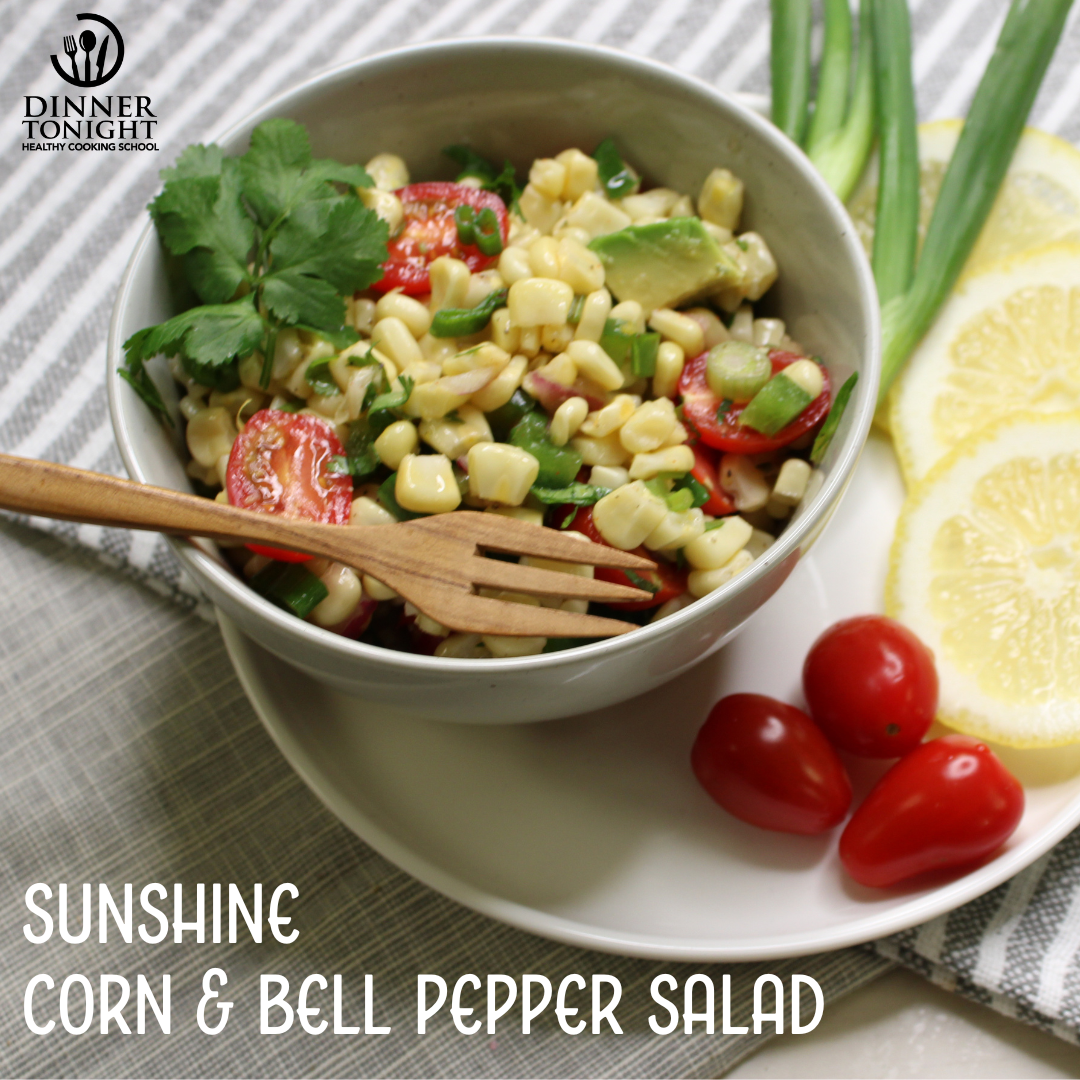 Spicy Roasted Bell Pepper and Corn Salad