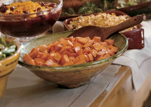 Maple-Glazed Sweet Potatoes