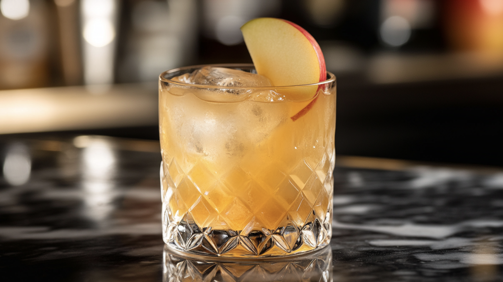 Shaken Apple Cider Ginger Beer Cocktail