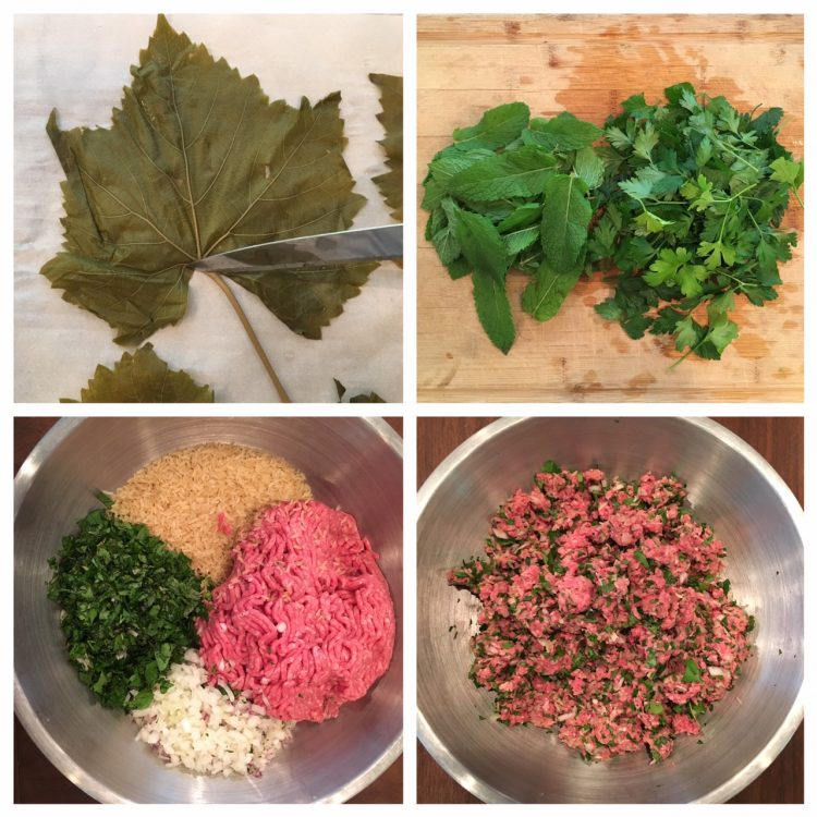Simmered Grape Leaves with Dill and Lemon