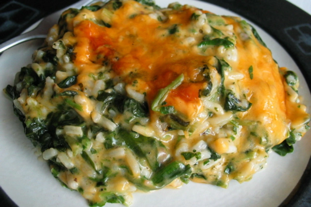 Bacon and Spinach Casserole