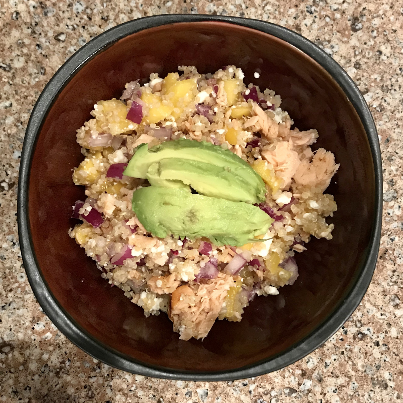 Zesty Mango-Spiced Salmon with Coconut Quinoa