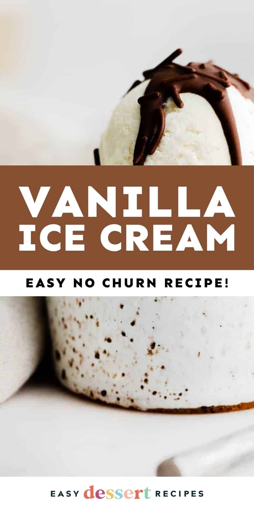 No-Churn Vanilla Bean Ice Cream with Fresh Berries